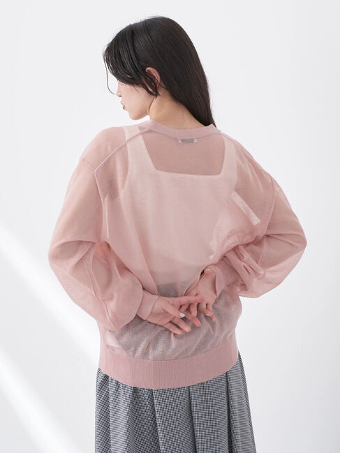 earth music&ecology「ファンシーラメVネックカーディガン」|カーディガン|