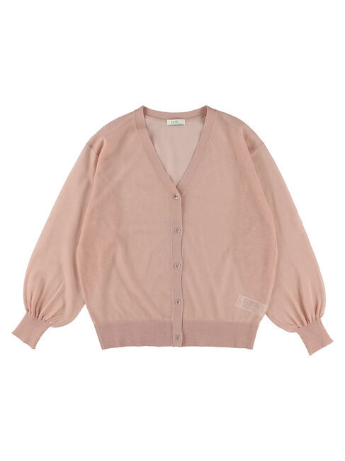earth music&ecology「ファンシーラメVネックカーディガン」|カーディガン|
