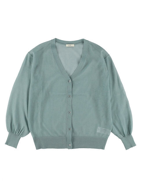 earth music&ecology「ファンシーラメVネックカーディガン」|カーディガン|