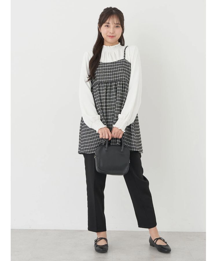 earth music&ecology「ツイードキャミチュニック」|チュニック|