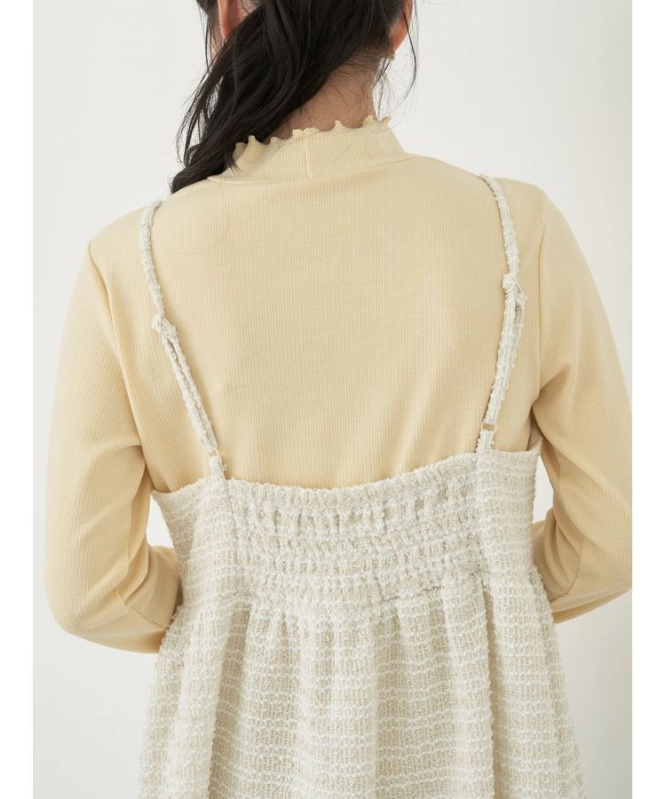 earth music&ecology「ツイードキャミチュニック」|チュニック|