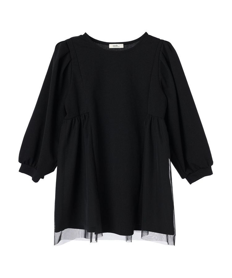 earth music&ecology「チュールドッキングチュニック」|チュニック|