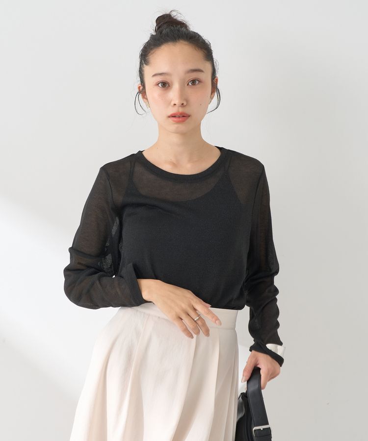 earth music&ecology「ラメシアープルオーバー」|Tシャツ・カットソー|