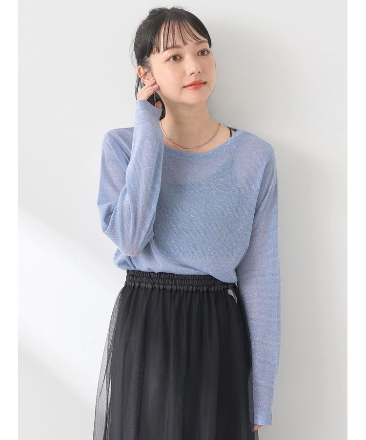 earth music&ecology「ラメシアープルオーバー」|Tシャツ・カットソー|