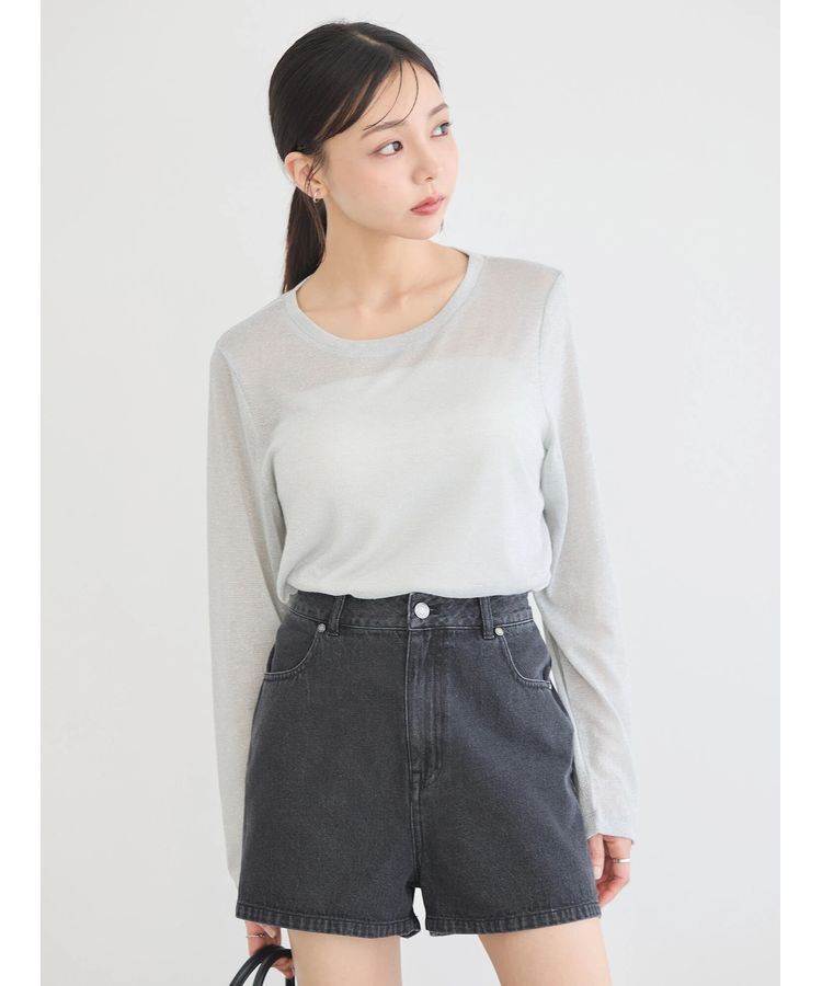 earth music&ecology「ラメシアープルオーバー」|Tシャツ・カットソー|