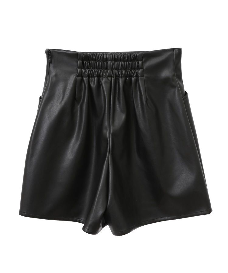 earth music&ecology「シンセティックレザーショートパンツ」|その他|