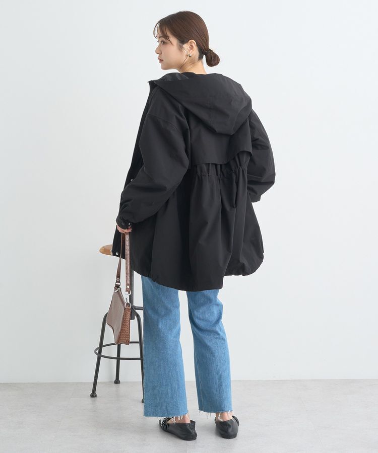 earth music&ecology「ドロストミドル丈パーカー」|ブルゾン・スタジャン|