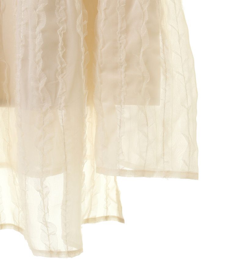 earth music&ecology「エンブロイダリーチュールティアードスカート」|スカート|