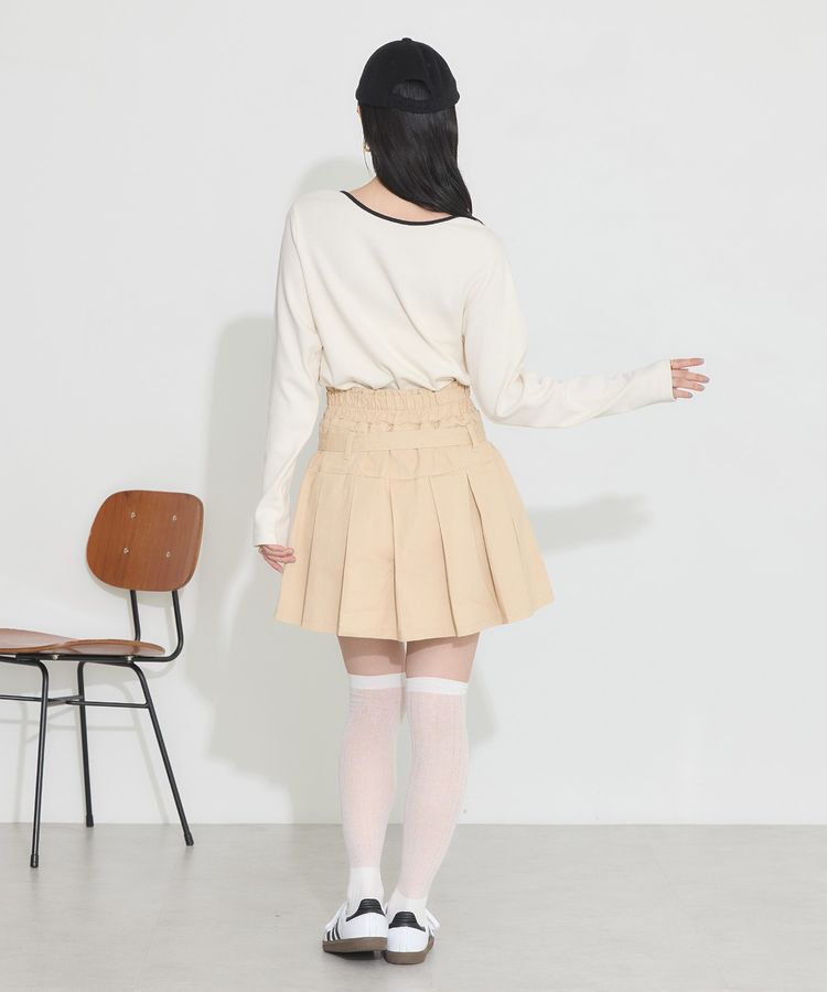 earth music&ecology「2WAY釦リブプルオーバー」|Tシャツ・カットソー|