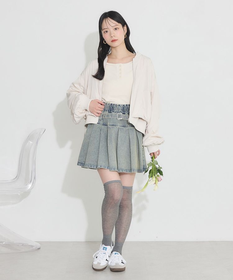 earth music&ecology「2WAY釦リブプルオーバー」|Tシャツ・カットソー|