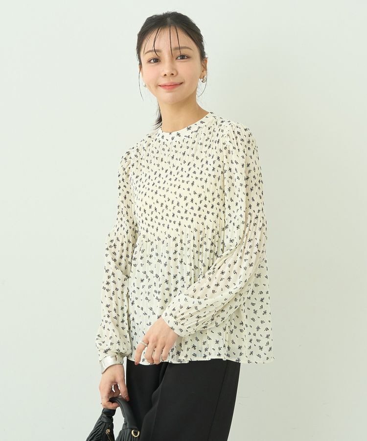 earth music&ecology「マジョリカプリーツブラウス」|シャツ・ブラウス|