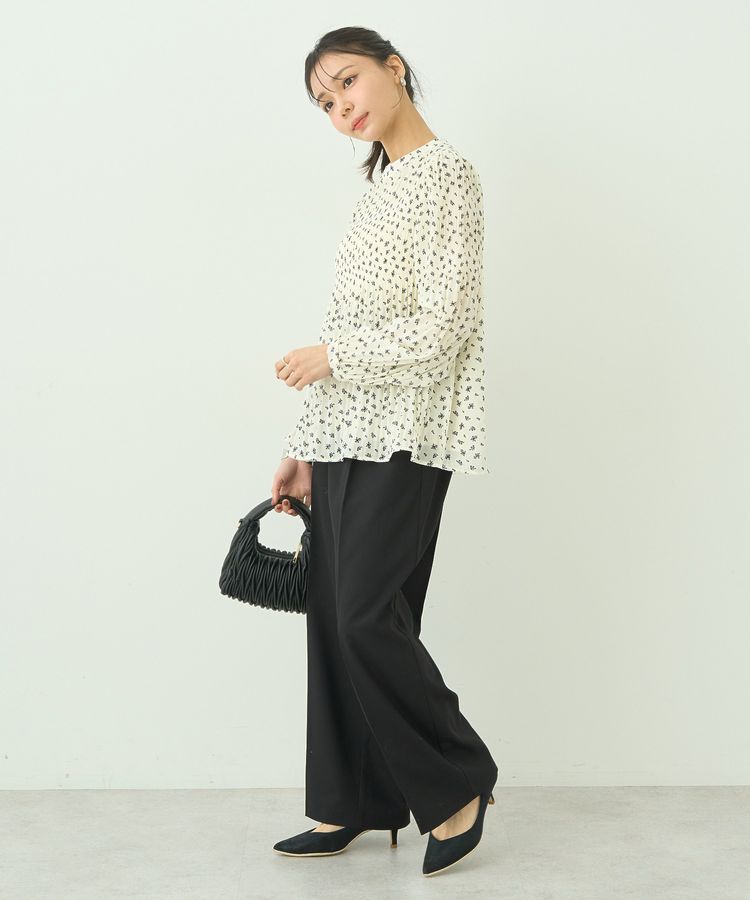 earth music&ecology「マジョリカプリーツブラウス」|シャツ・ブラウス|