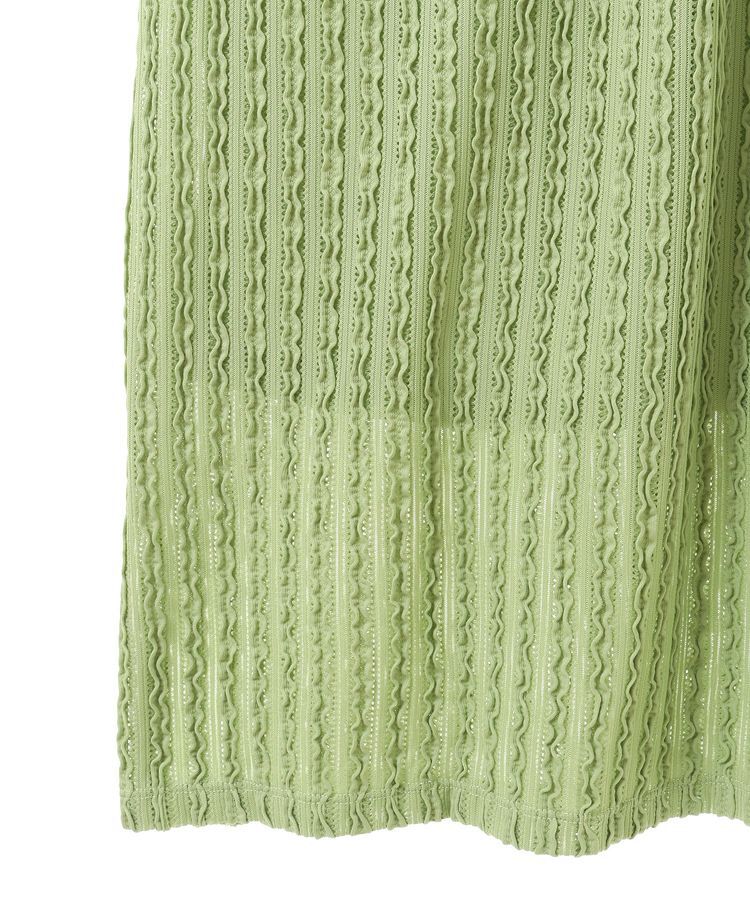 earth music&ecology「ベルティカルフリルナロースカート」|タイト|