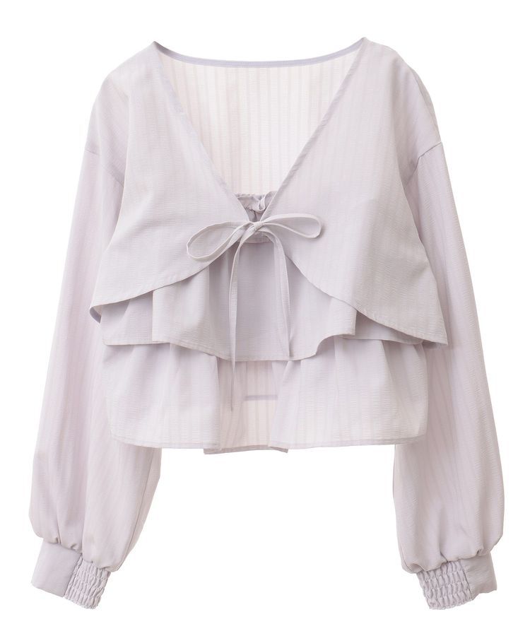 earth music&ecology「ティアードアンサンブルブラウス」|シャツ・ブラウス|