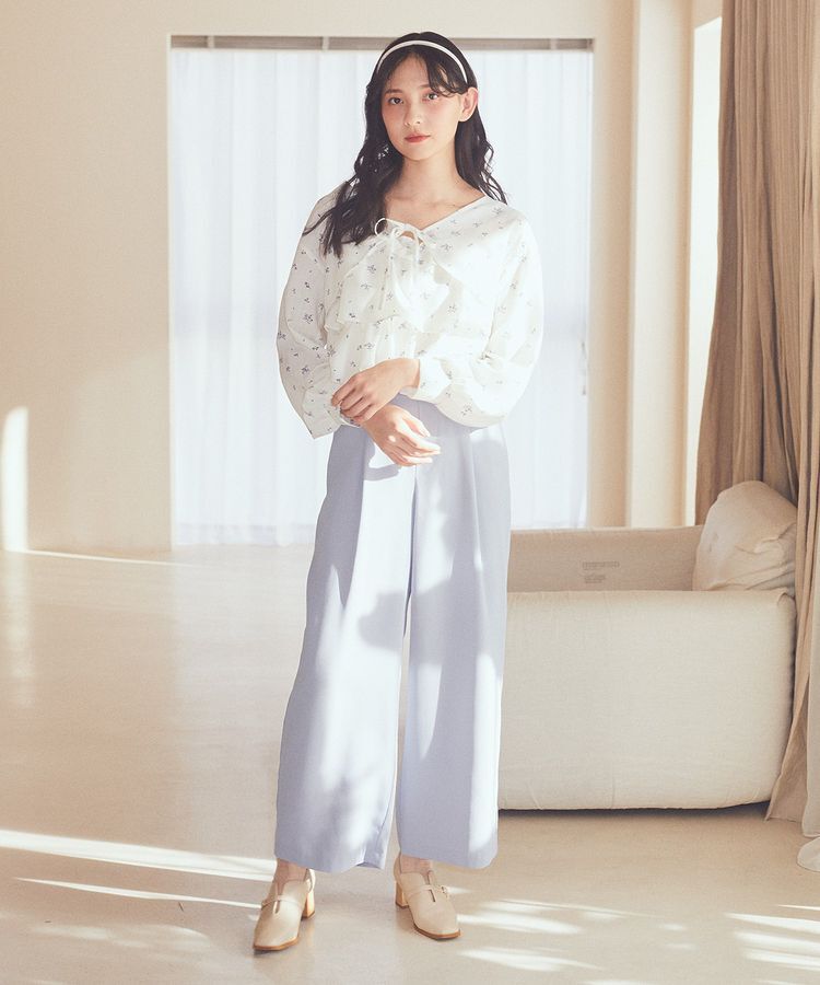 earth music&ecology「ティアードアンサンブルブラウス」|シャツ・ブラウス|