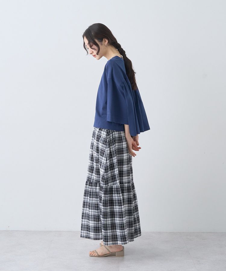 earth music&ecology「バックギャザーTee」|Tシャツ・カットソー|