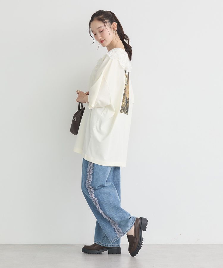 earth music&ecology「スカラップレース付け襟」|その他|