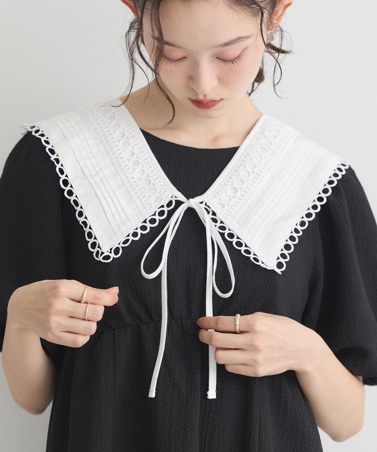 earth music&ecology「セーラーカラーレース付け襟」|その他|