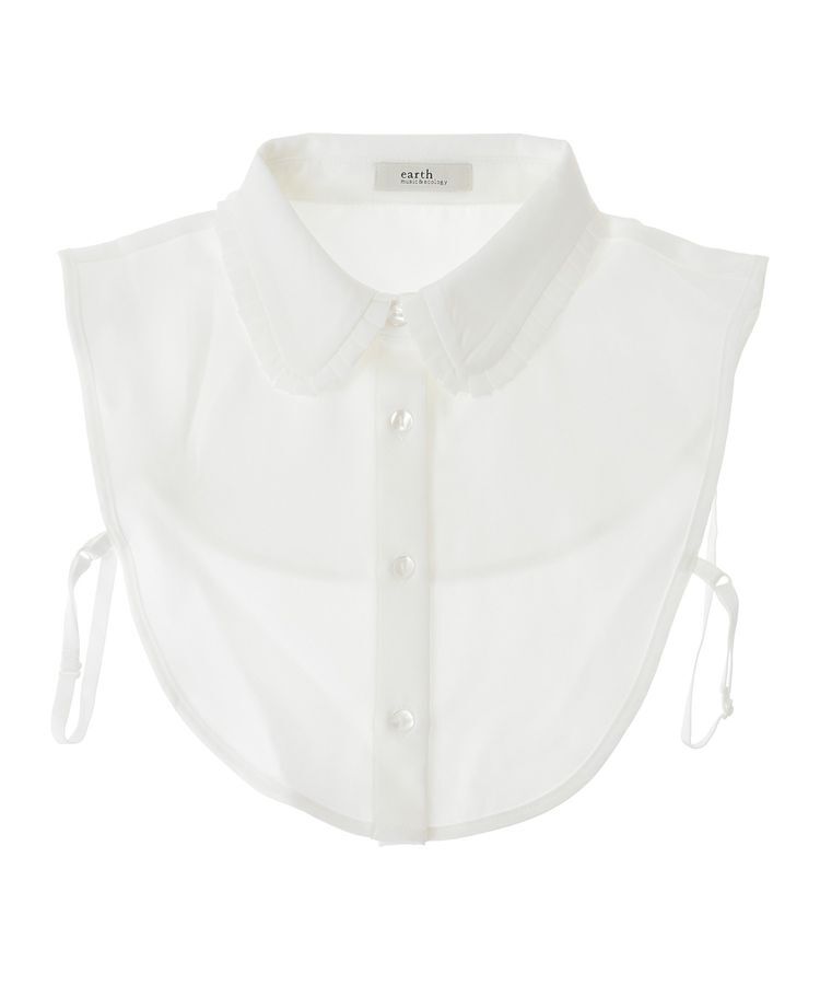 earth music&ecology「フリルシャツカラー付け襟」|その他|