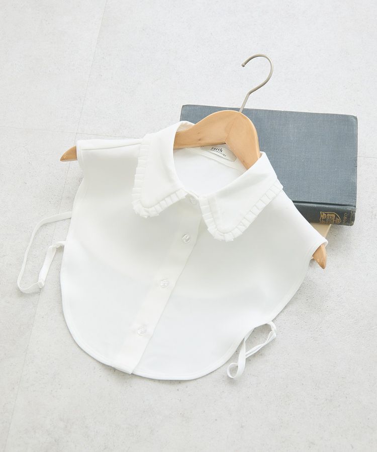 earth music&ecology「フリルシャツカラー付け襟」|その他|