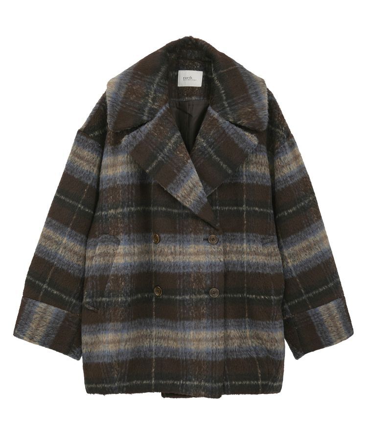 earth music&ecology「チェックシャギーコート」|その他|