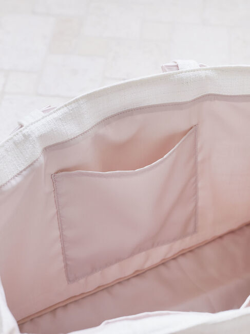 Maison de FLEUR「ツイードフリルハンドルスクエアトートMバッグ」|トートバッグ|