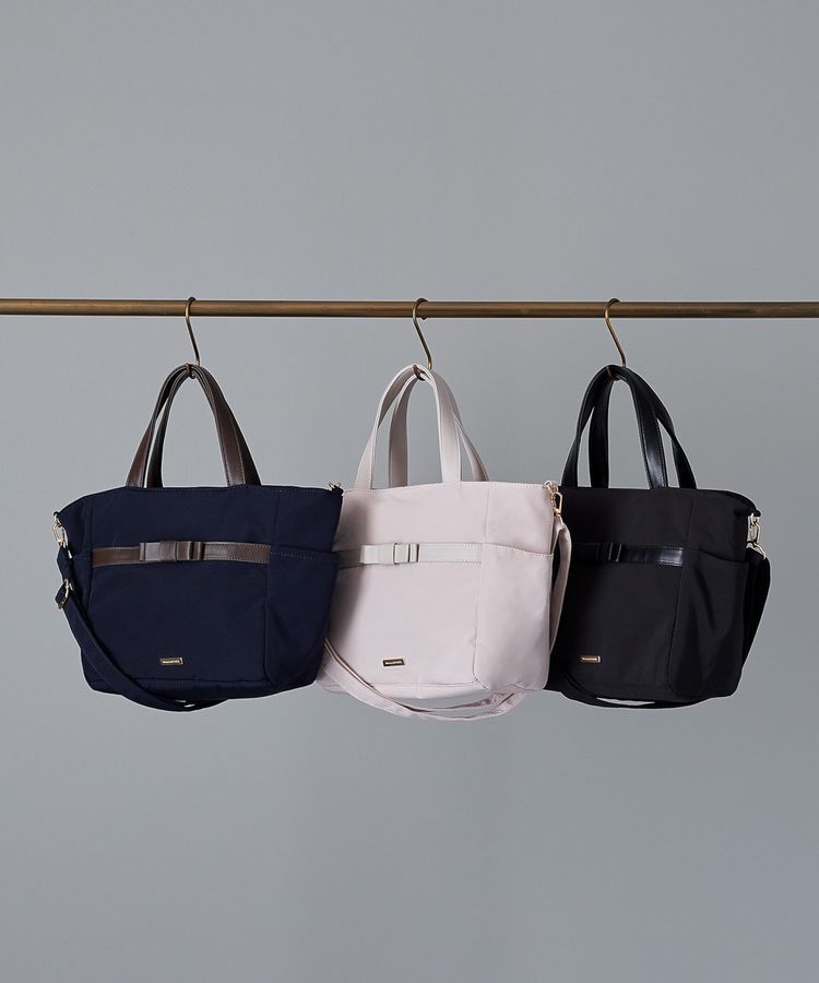 Maison de FLEUR「撥水加工マルチポケット2Wayトートバッグ」|トートバッグ|