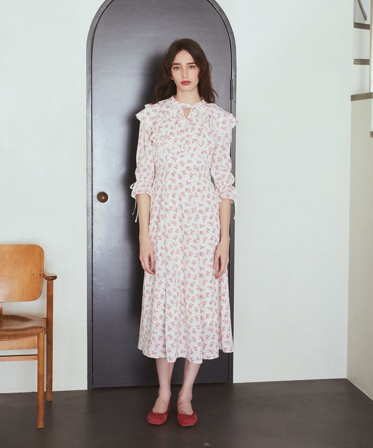 Maison de FLEUR Petite Robe「フラワープリントワンピース」|ワンピース|