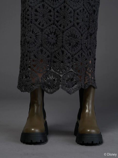  「シルエットレーススカート/Mickey」|スカート|