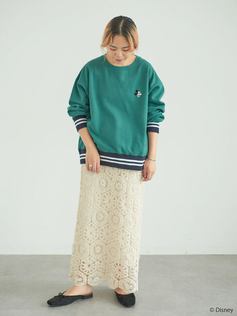  「シルエットレーススカート/Mickey」|スカート|