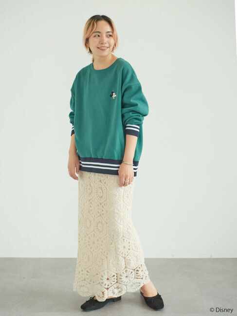  「シルエットレーススカート/Mickey」|スカート|