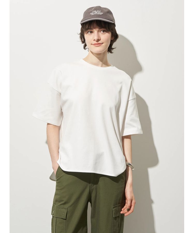 AMERICAN HOLIC「接触冷感裾ラウンドカットプルオーバー」|Tシャツ・カットソー|