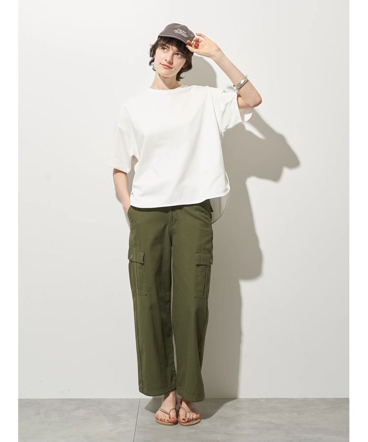 AMERICAN HOLIC「接触冷感裾ラウンドカットプルオーバー」|Tシャツ・カットソー|