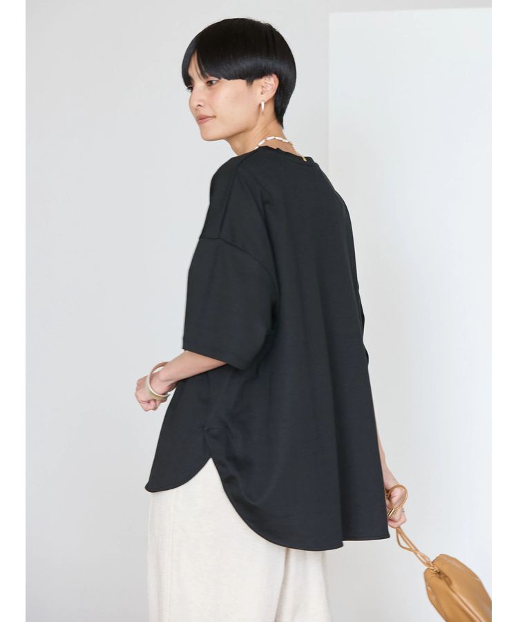 AMERICAN HOLIC「接触冷感裾ラウンドカットプルオーバー」|Tシャツ・カットソー|