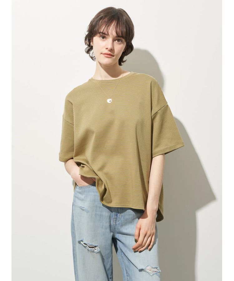 AMERICAN HOLIC「接触冷感裾ラウンドカットプルオーバー」|Tシャツ・カットソー|