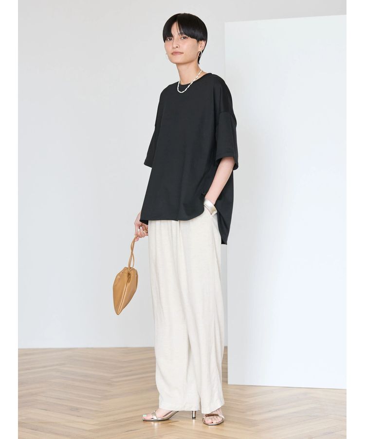 AMERICAN HOLIC「接触冷感裾ラウンドカットプルオーバー」|Tシャツ・カットソー|