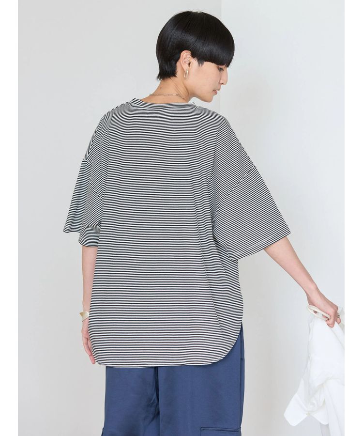 AMERICAN HOLIC「接触冷感裾ラウンドカットプルオーバー」|Tシャツ・カットソー|