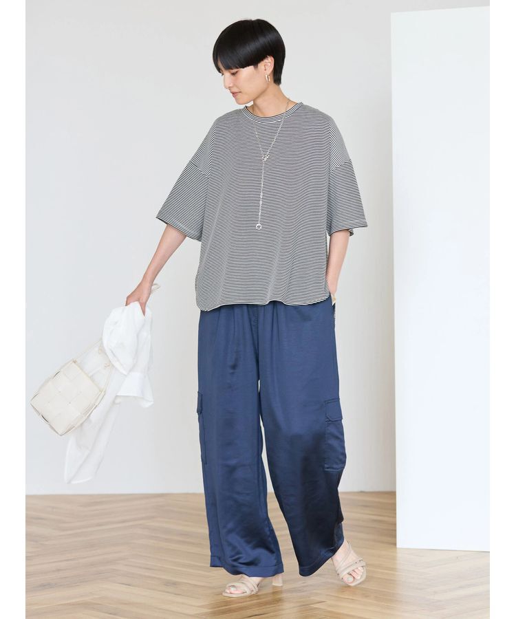 AMERICAN HOLIC「接触冷感裾ラウンドカットプルオーバー」|Tシャツ・カットソー|