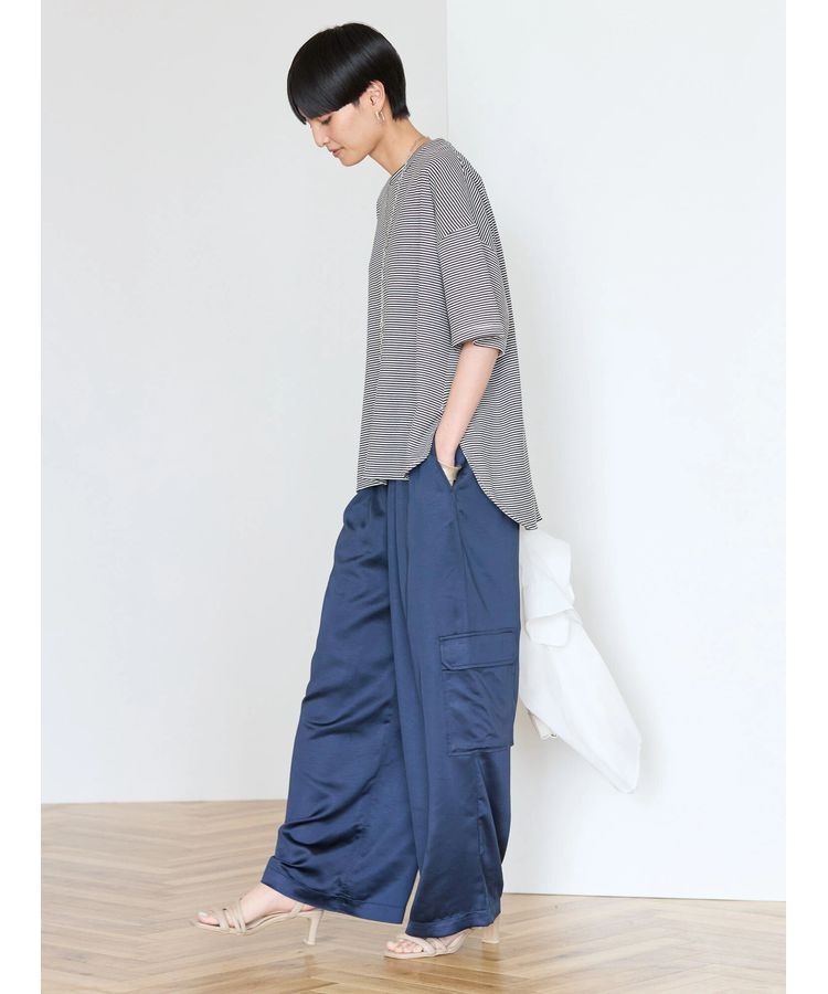 AMERICAN HOLIC「接触冷感裾ラウンドカットプルオーバー」|Tシャツ・カットソー|