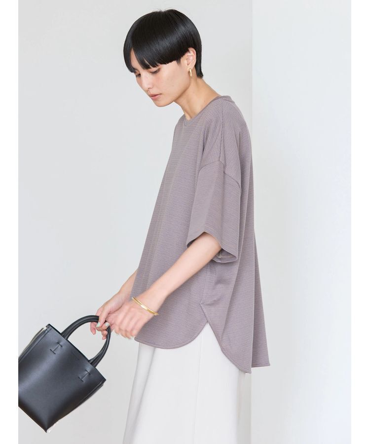 AMERICAN HOLIC「接触冷感裾ラウンドカットプルオーバー」|Tシャツ・カットソー|