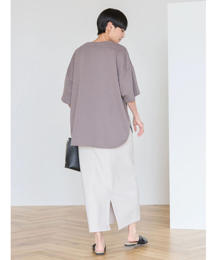 AMERICAN HOLIC「接触冷感裾ラウンドカットプルオーバー」|Tシャツ・カットソー|