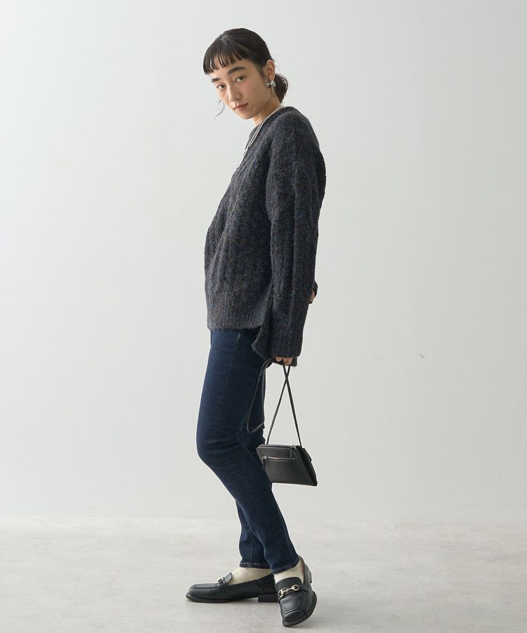 AMERICAN HOLIC「ローゲージアラン柄ニットプルオーバー」|ニット・セーター|