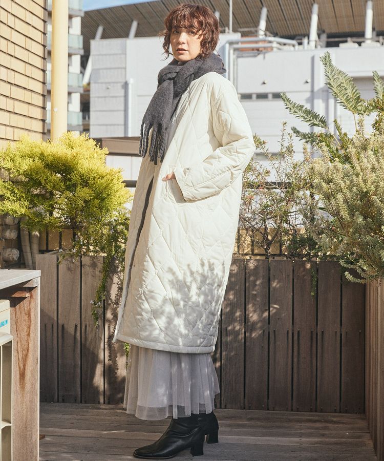 AMERICAN HOLIC「軽ポカキルティングロングコート」|その他|