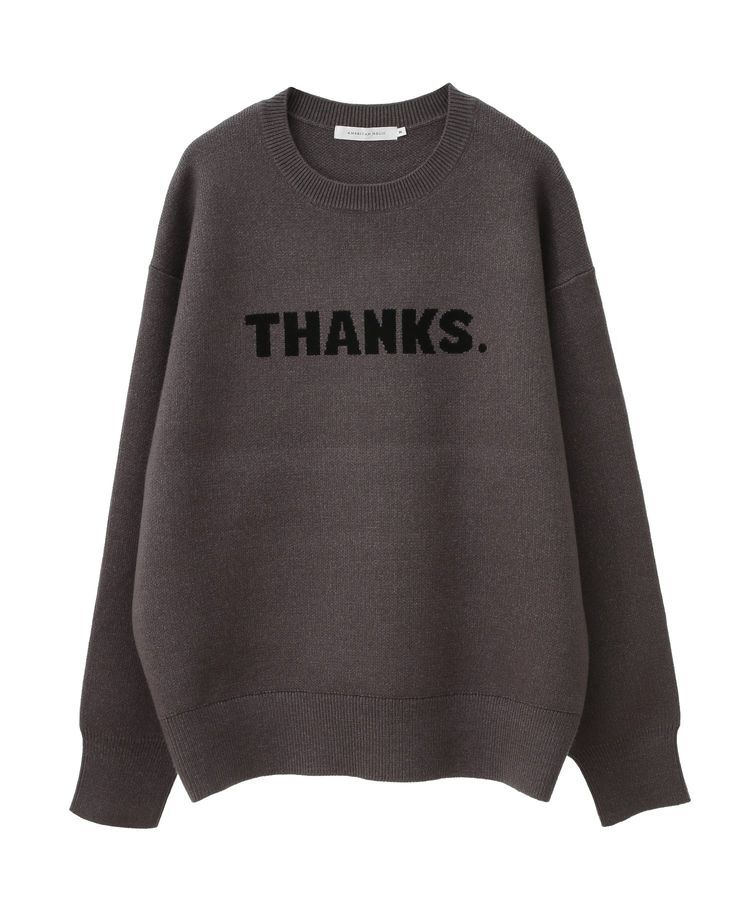 AMERICAN HOLIC「バイパチTHANKS.ジャガードニットプルオーバー」|ニット・セーター|