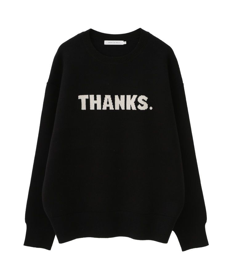 AMERICAN HOLIC「バイパチTHANKS.ジャガードニットプルオーバー」|ニット・セーター|