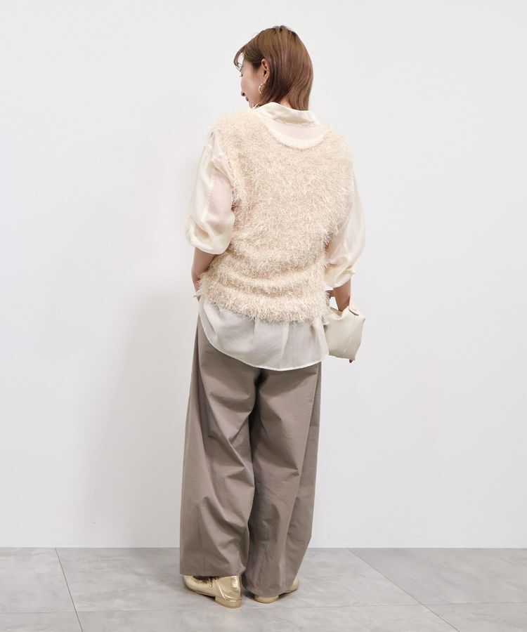 AMERICAN HOLIC「【選べる丈2サイズ】前後2wayシャギーベスト」|ベスト・ジレ|