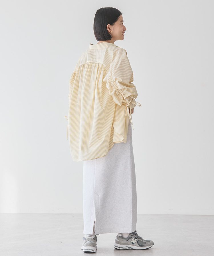 AMERICAN HOLIC「イージーケアバックギャザーリボンシャツ」|シャツ・ブラウス|