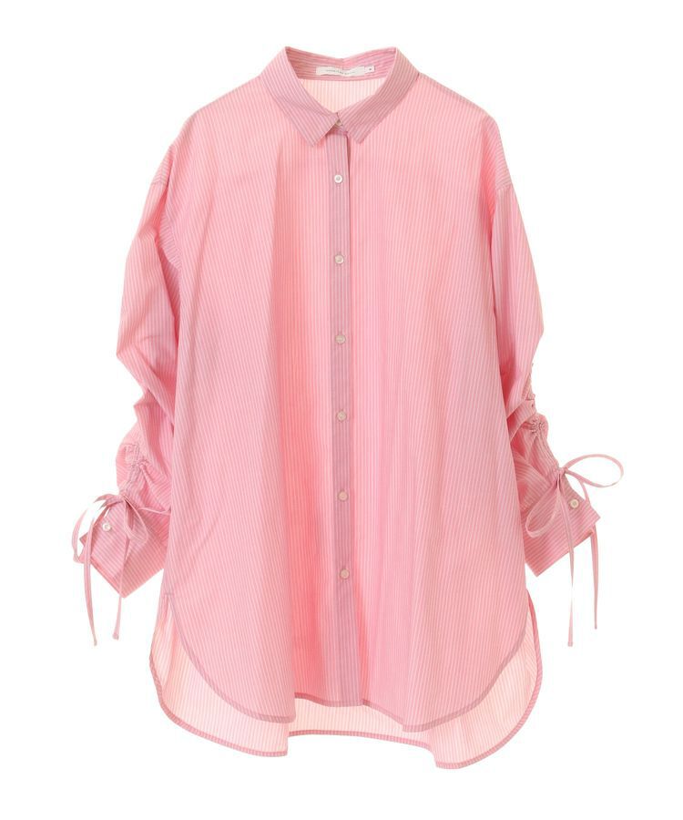 AMERICAN HOLIC「イージーケアバックギャザーリボンシャツ」|シャツ・ブラウス|