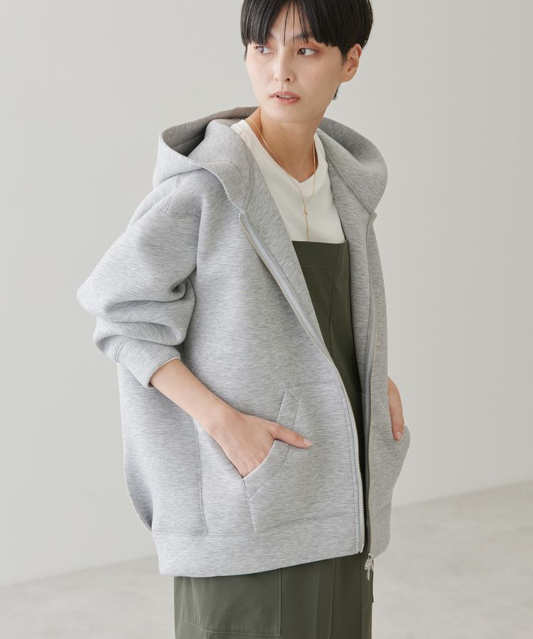 AMERICAN HOLIC「ダンボールポンチZIPパーカー」|スウェット・ジャージ|Light Gray Mixture