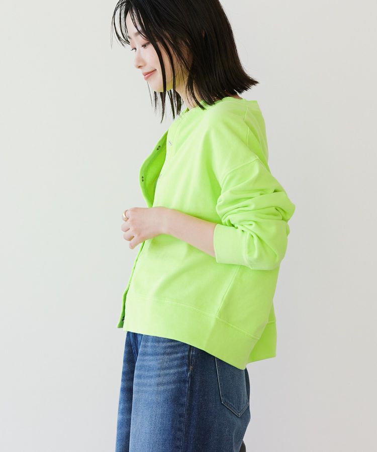 AMERICAN HOLIC「ネオンカラーピグメント裏毛カーディガン」|カーディガン|